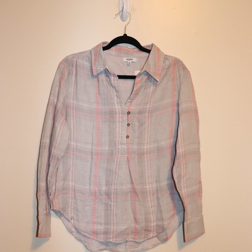 Kensie Lavander/Pink Top 100 % Cotton !!!!!!!